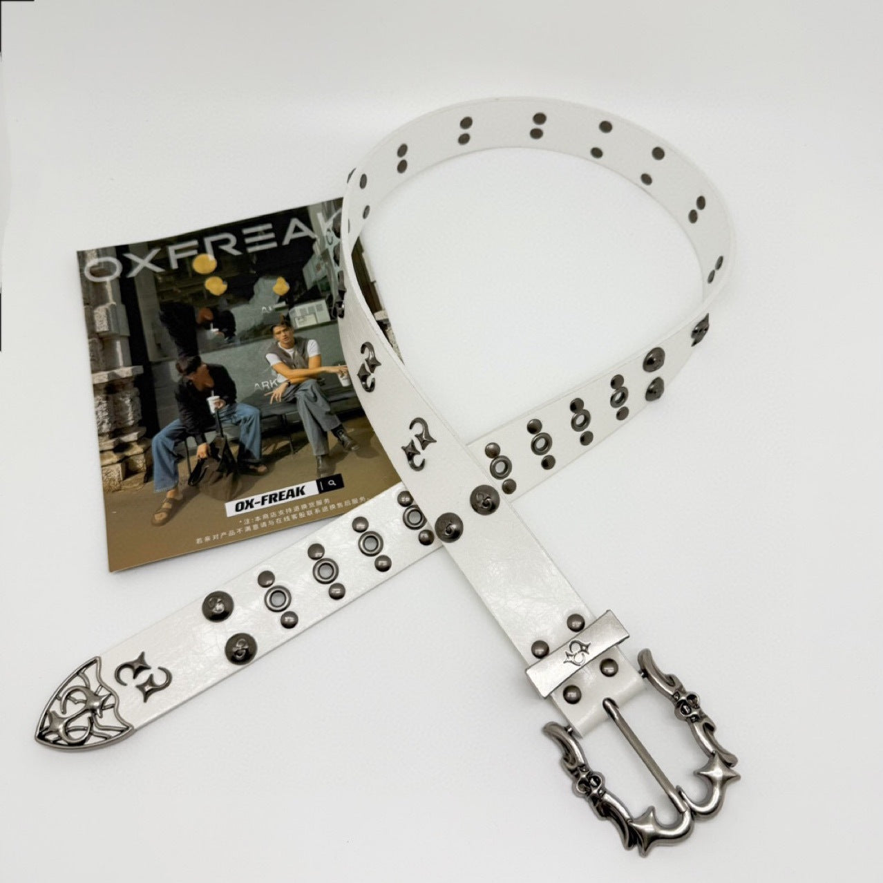 Punk Hip-Hop Studded Metal Belt