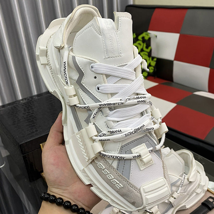 Men's Trendy Color-Block Paneled Sneakers