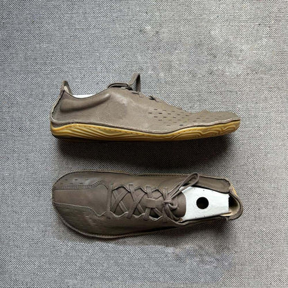 Men's Daily Wear Flat-Sole Barefoot Leather Shoes