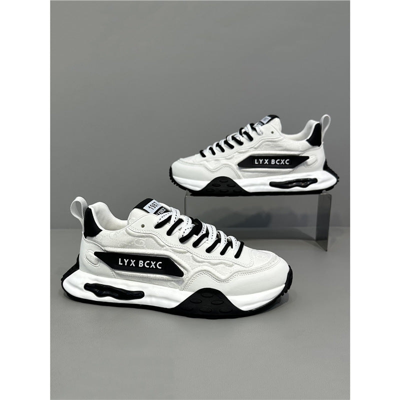Men's Light Luxury Printed Platform Shoes