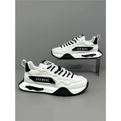 Men's Light Luxury Printed Platform Shoes
