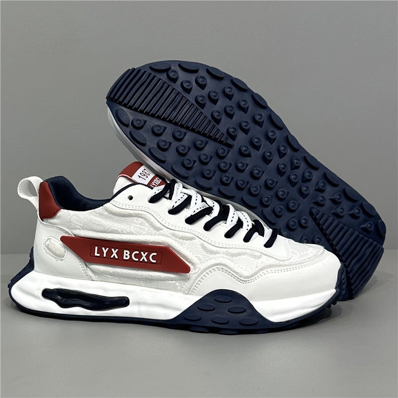 Men's Light Luxury Printed Platform Shoes