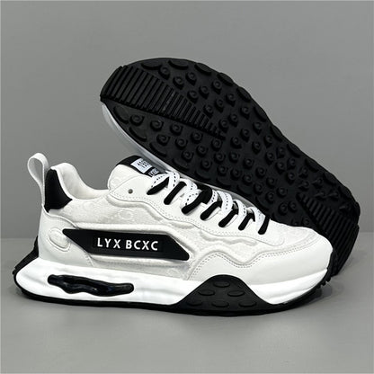 Men's Light Luxury Printed Platform Shoes