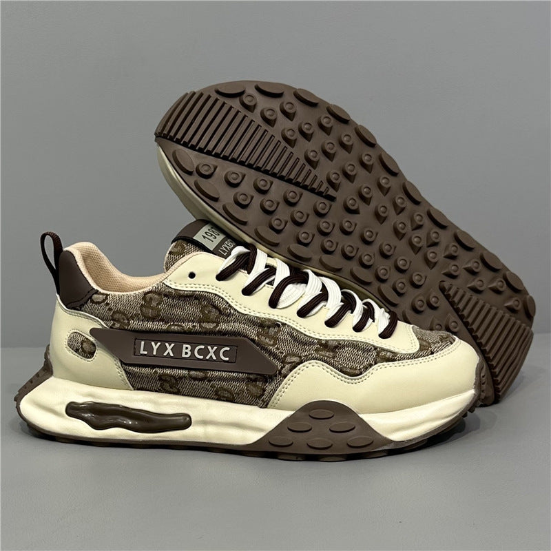 Men's Light Luxury Printed Platform Shoes