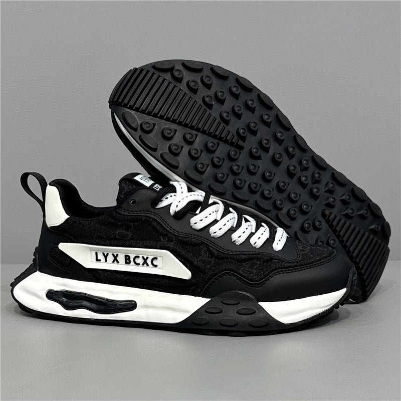 Men's Light Luxury Printed Platform Shoes