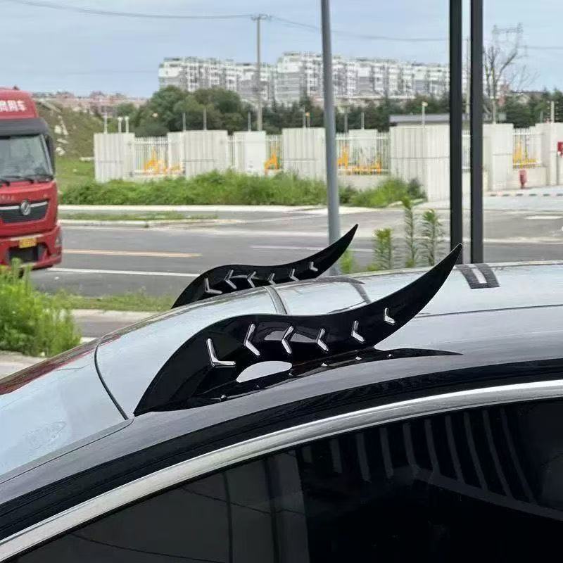 Arc Light Speed-Shaped Flow-Around Fins – New Dragon Horn-Shaped Exterior Car Decor