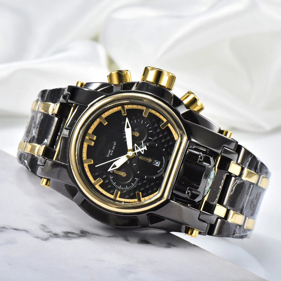 Large-Dial Compass Sports Watch