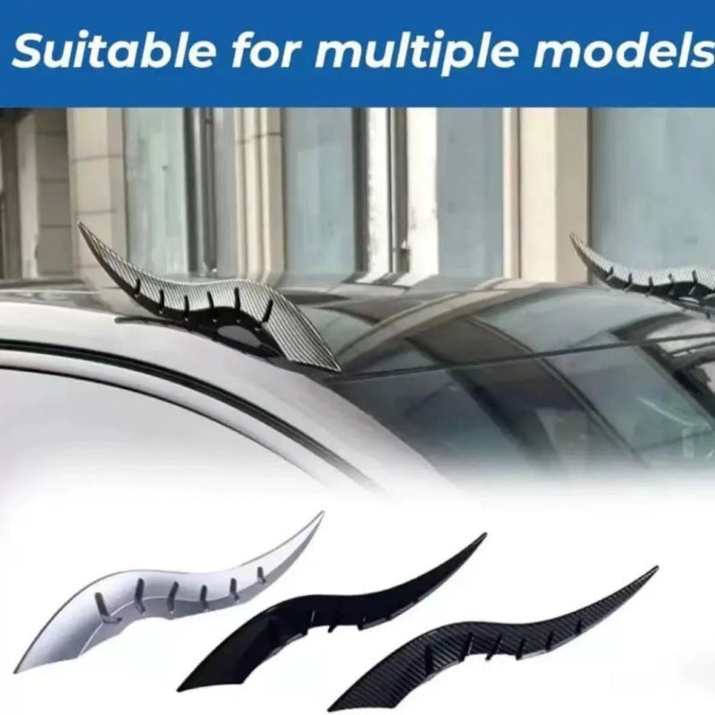 Arc Light Speed-Shaped Flow-Around Fins – New Dragon Horn-Shaped Exterior Car Decor