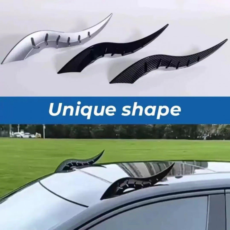 Arc Light Speed-Shaped Flow-Around Fins – New Dragon Horn-Shaped Exterior Car Decor