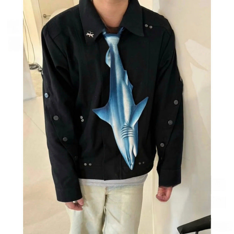 Men’s Designer Necktie with Animal Elements