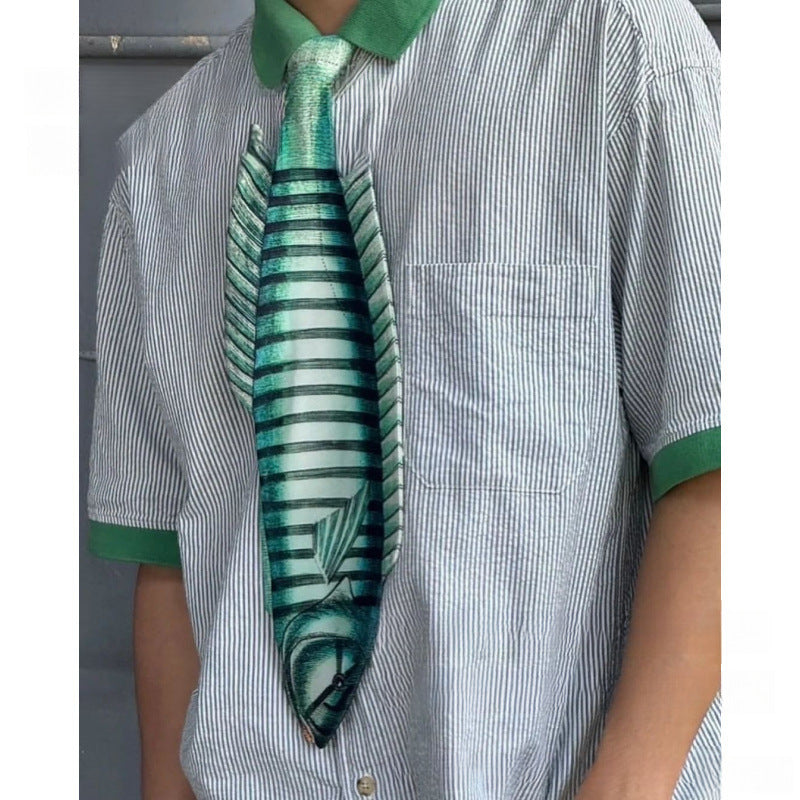 Men’s Designer Necktie with Animal Elements