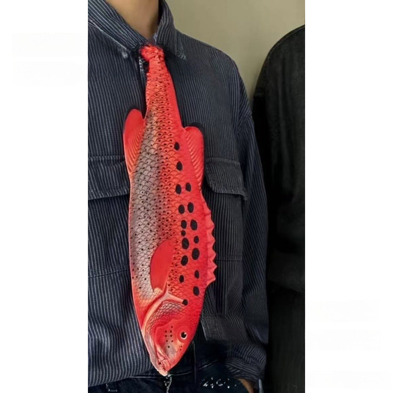 Men’s Designer Necktie with Animal Elements