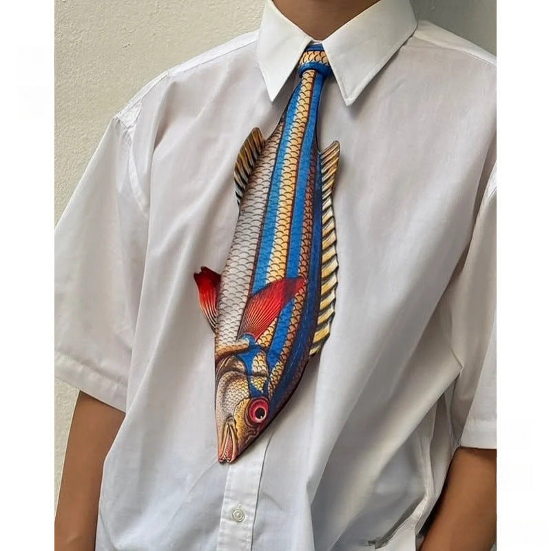 Men’s Designer Necktie with Animal Elements