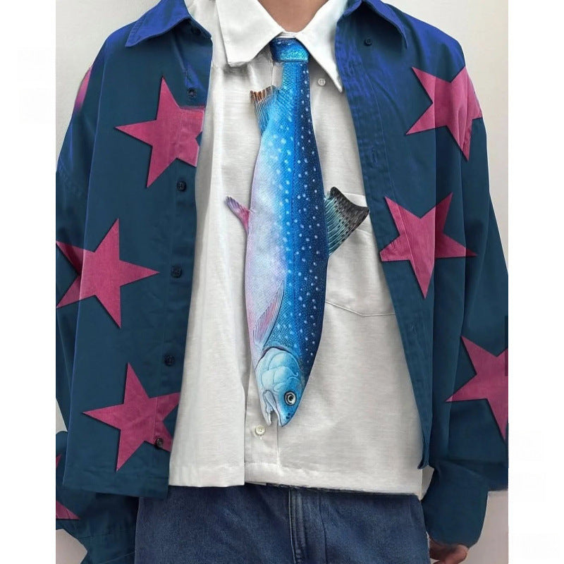 Men’s Designer Necktie with Animal Elements