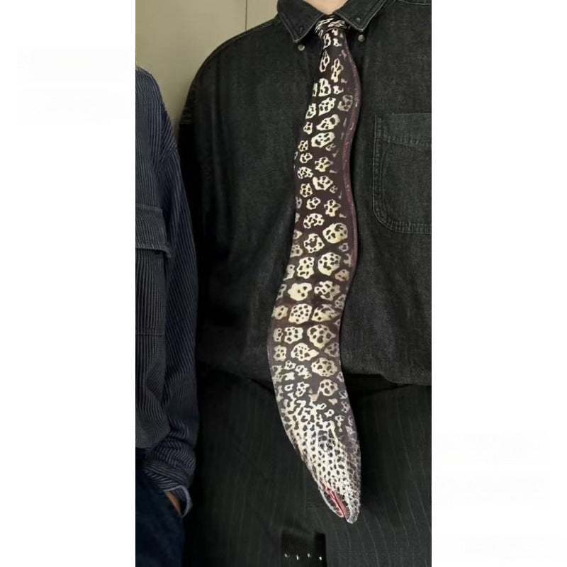 Men’s Designer Necktie with Animal Elements