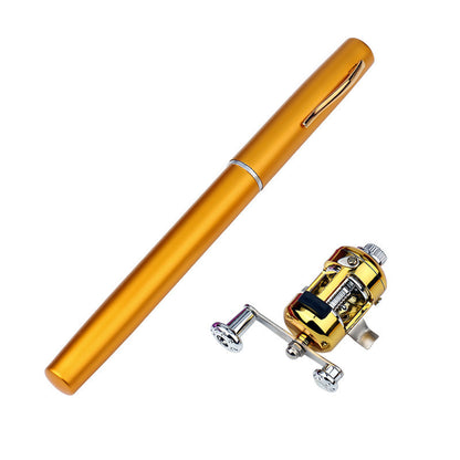 Aluminum Alloy Pen-Style Portable Fishing Rod