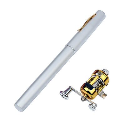 Aluminum Alloy Pen-Style Portable Fishing Rod