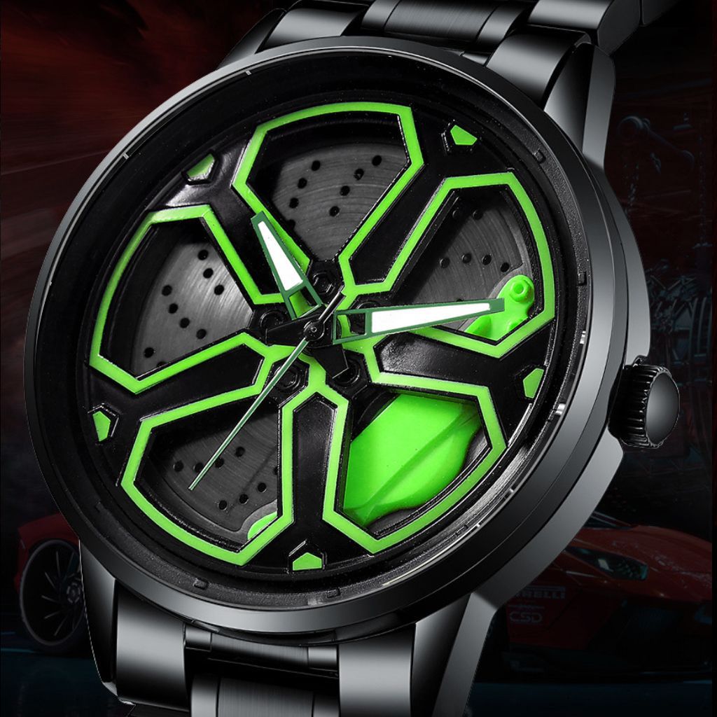 Sports Car Tire "Wheel of Fortune" Watch