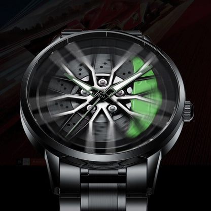 Sports Car Tire "Wheel of Fortune" Watch