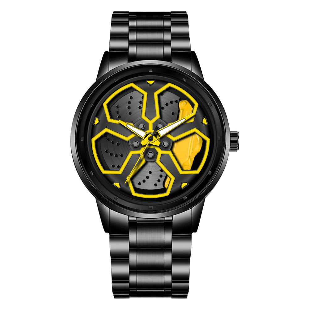 Sports Car Tire "Wheel of Fortune" Watch