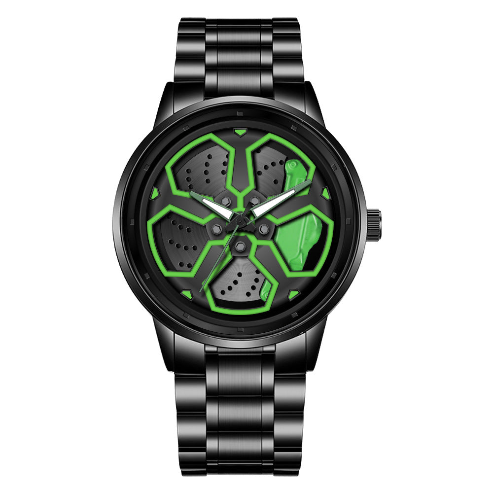Sports Car Tire "Wheel of Fortune" Watch