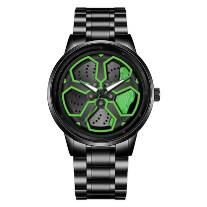 Sports Car Tire "Wheel of Fortune" Watch