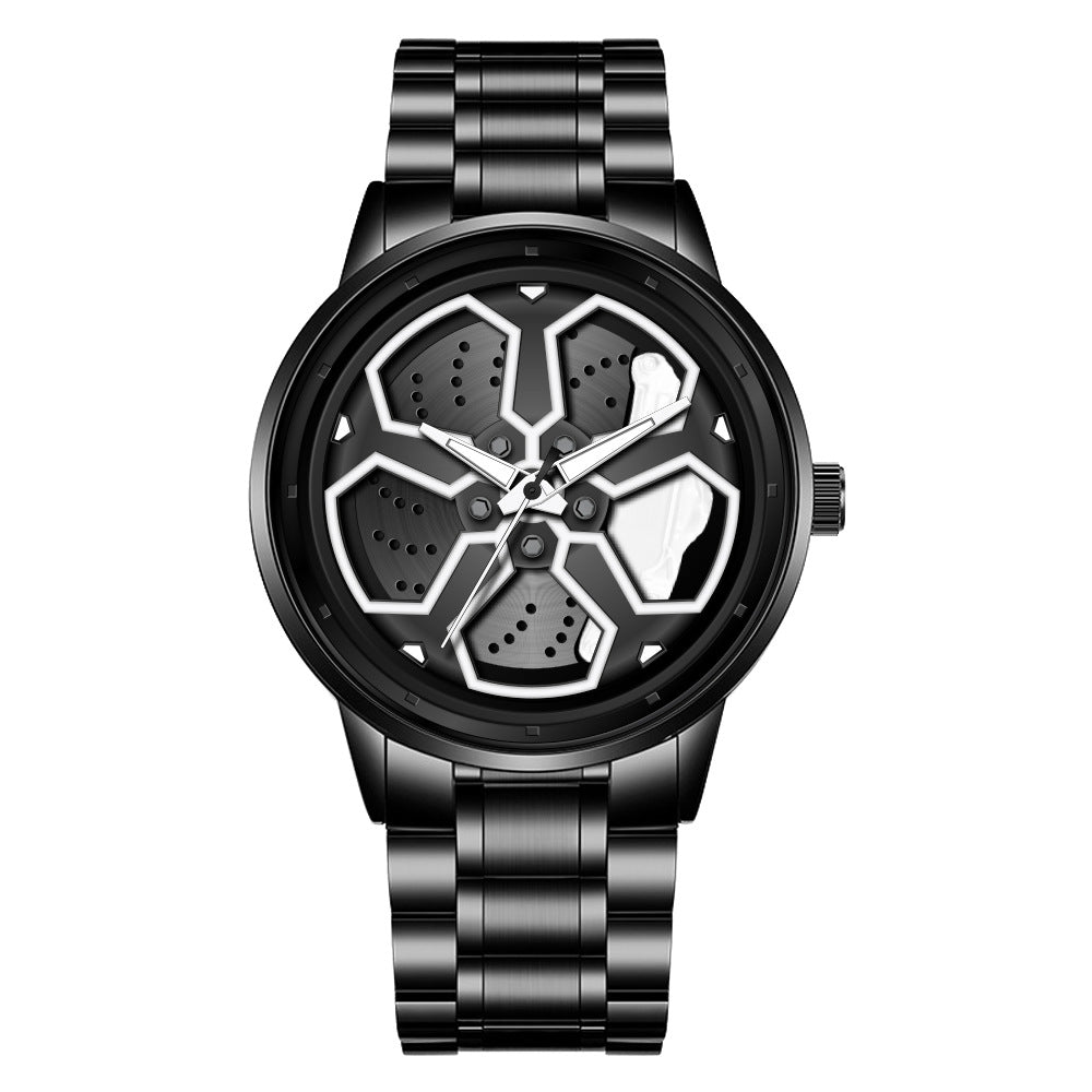 Sports Car Tire "Wheel of Fortune" Watch
