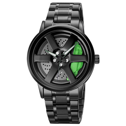 Sports Car Tire "Wheel of Fortune" Watch