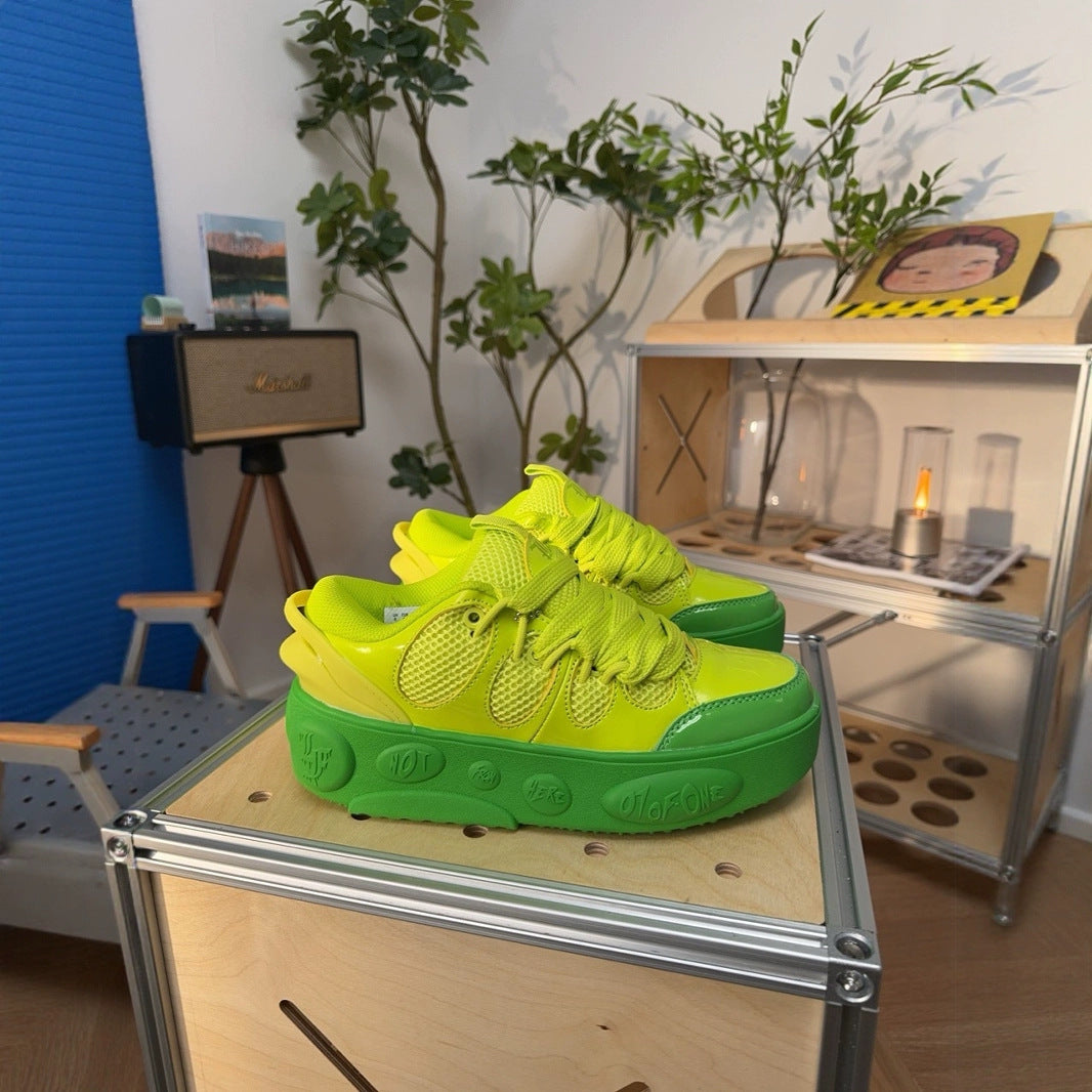 Versatile Retro Low-Top Bubble Sneakers