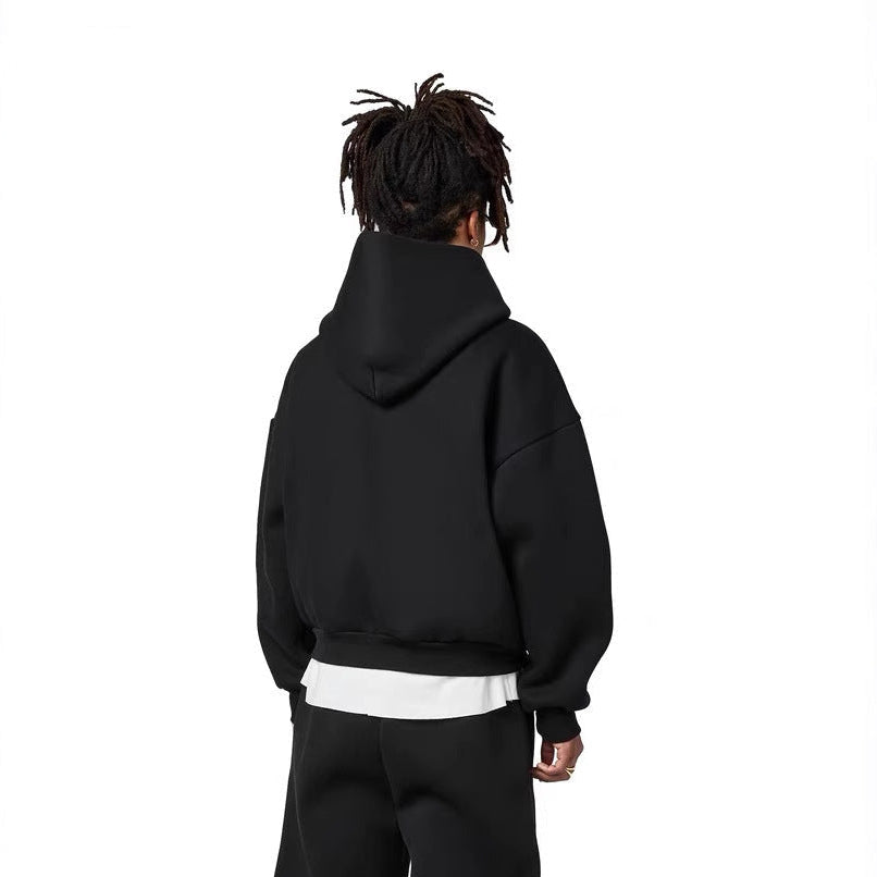 Men’s Loose-Fit Heavyweight Space Cotton Hooded Sweatshirt