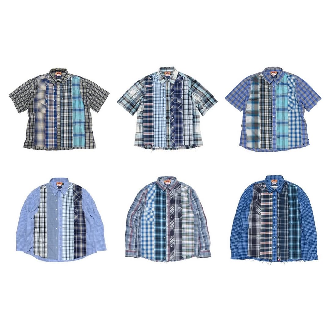 Men's Trendy Color-Block Plaid Shirt