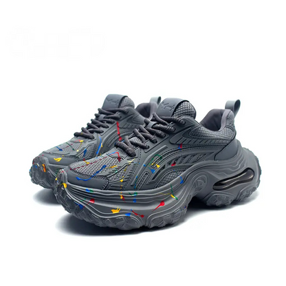 Men's Splatter-Paint Stylish Sneakers
