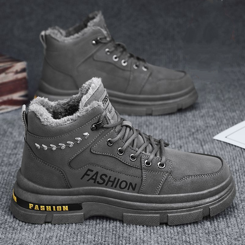 Men's Non-Slip Fleece-Lined Warm Snow Boots