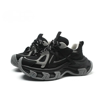 Men's Distressed Mesh Sports Shoes