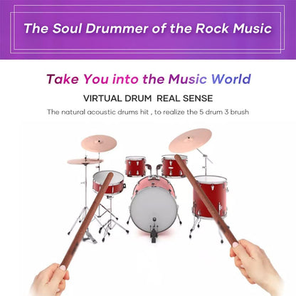 Portable Electronic Virtual Drumstick Set