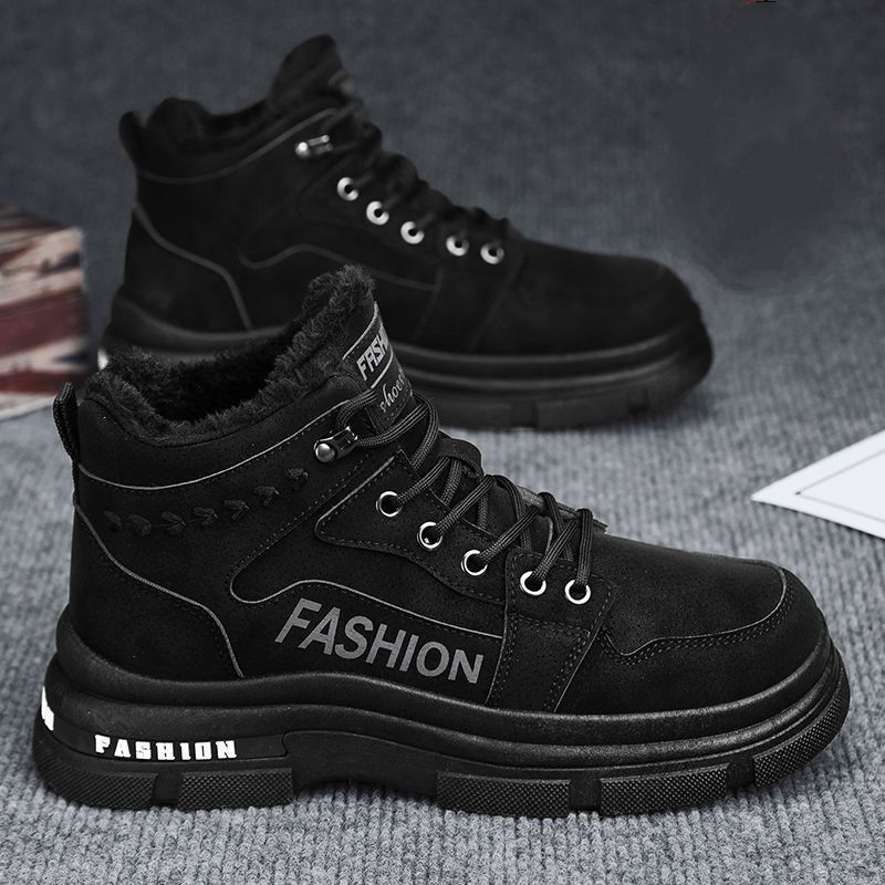 Men's Non-Slip Fleece-Lined Warm Snow Boots