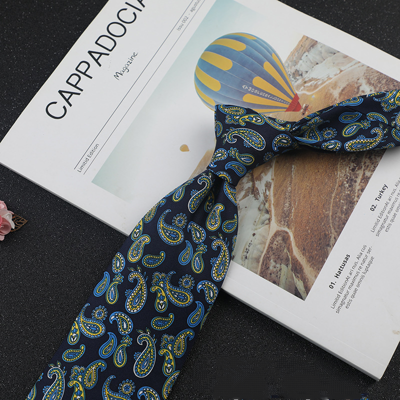 Exquisite Printed Designer Hand-Tied Necktie