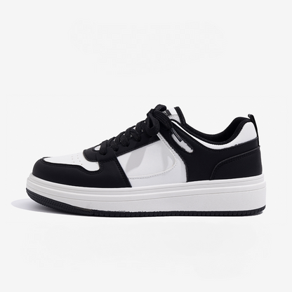 Men's Color-Block White Sneakers