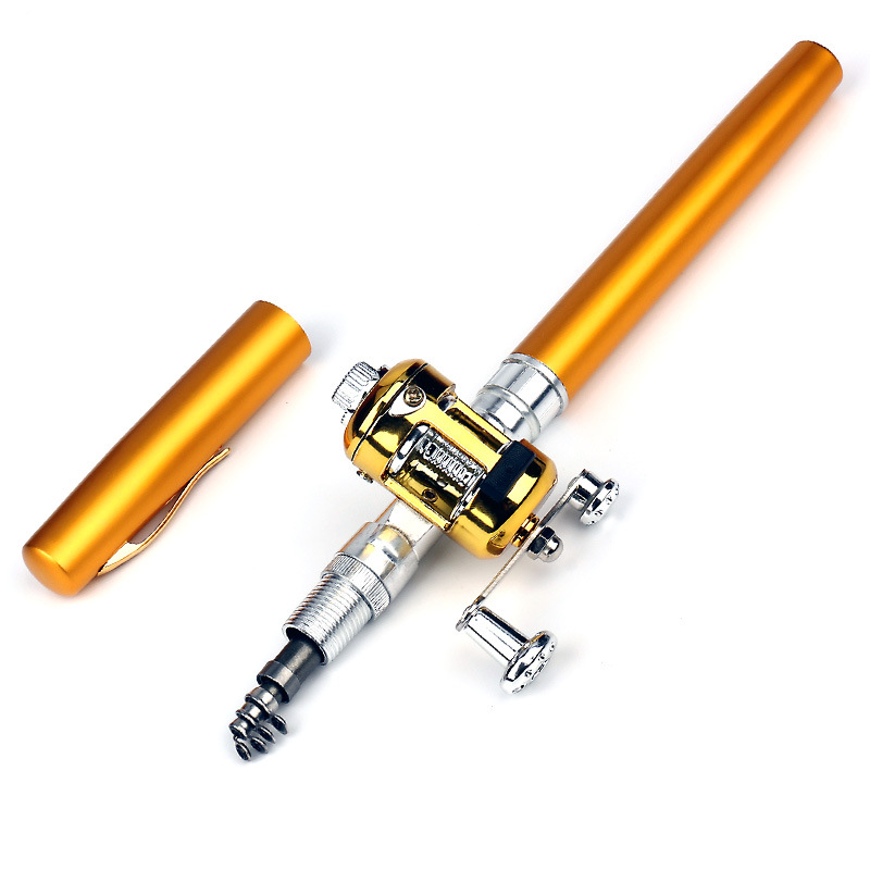 Aluminum Alloy Pen-Style Portable Fishing Rod