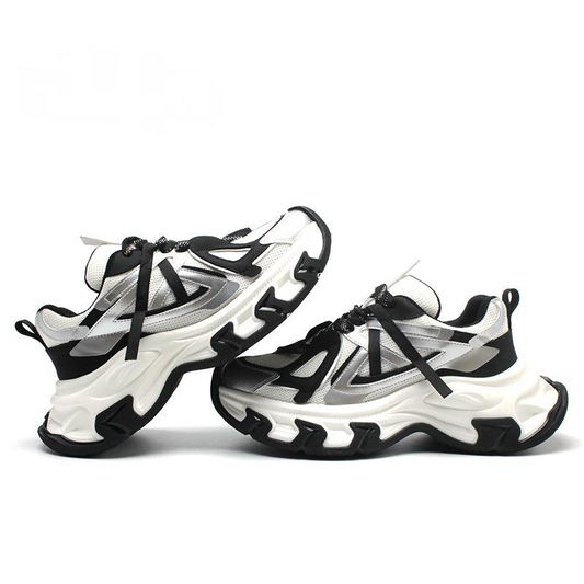 Men's Distressed Mesh Sports Shoes