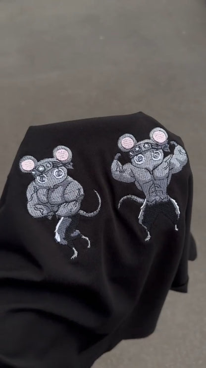 Heavyweight Cotton Custom Short-Sleeve Top with Optional Patterns