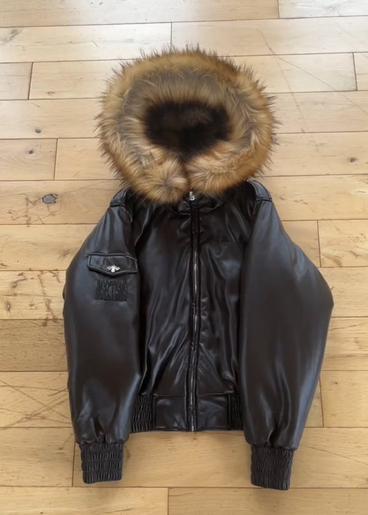 Reversible Fur/Leather Jacket