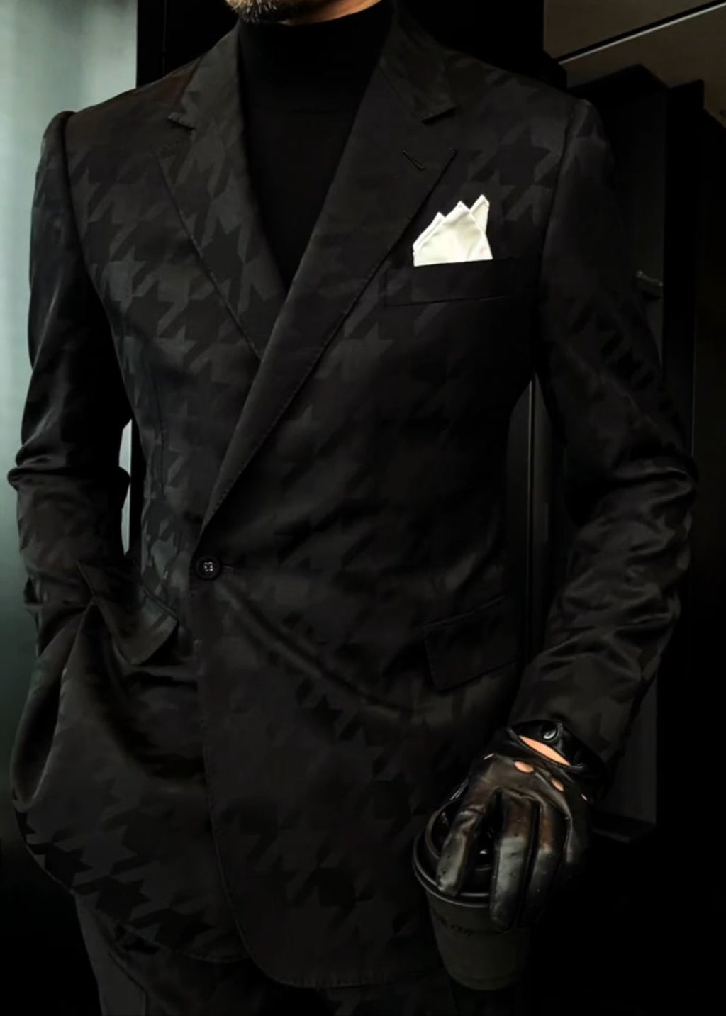 Men’s Houndstooth Blazer