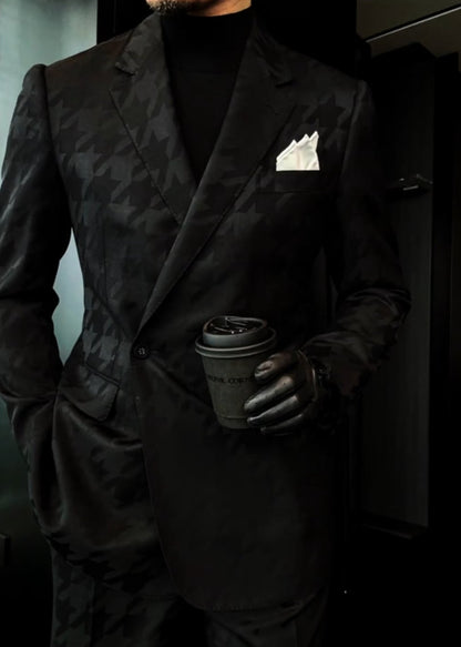 Men’s Houndstooth Blazer