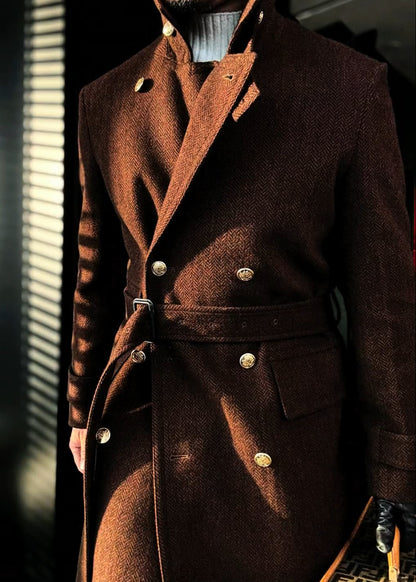 Men's Herringbone Coat