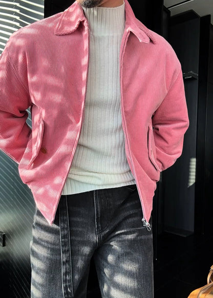 Men's Corduroy Dopamine Collared Jacket