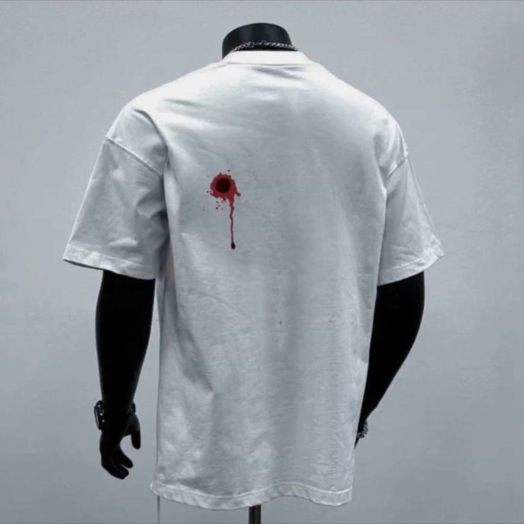 Custom-Printed "IAM'ok" 100% Cotton T-Shirt