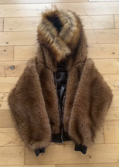Reversible Fur/Leather Jacket