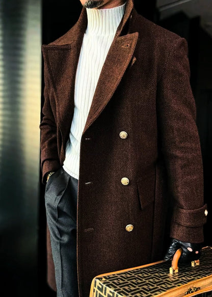 Men's Herringbone Coat