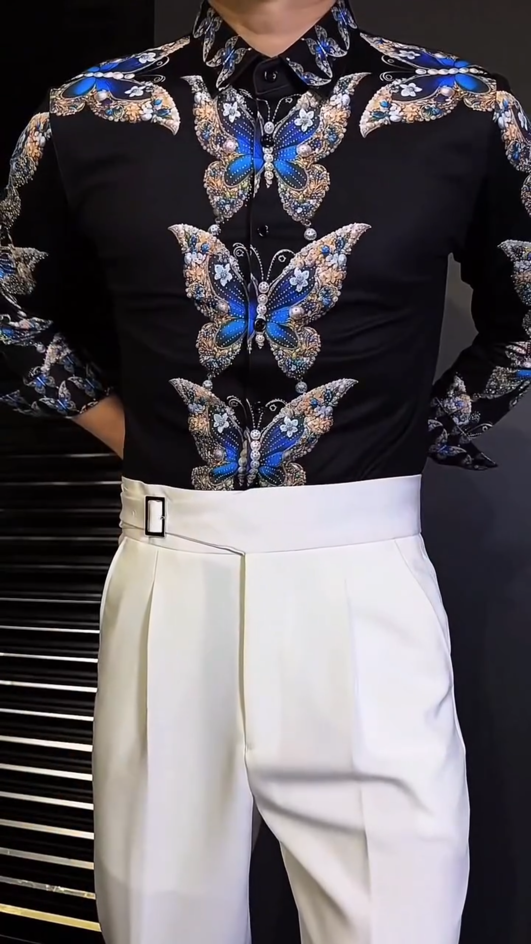 Men's Elegant Quality Butterfly Shirt